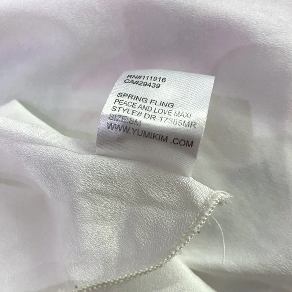 YUMI KIM REVOLVE Peace and Love Maxi Dress in Spring Fling Floral Chiffon SZ S - Picture 6 of 12